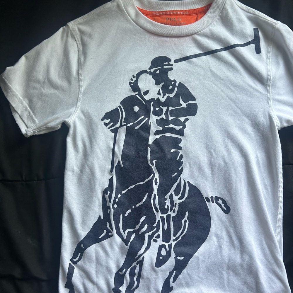Polo by Ralph Lauren White Graphic T-Shirt